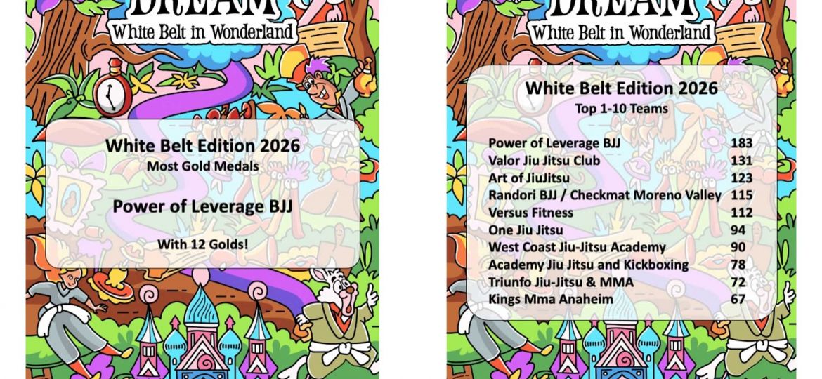 2026 White Belt Gold Medals